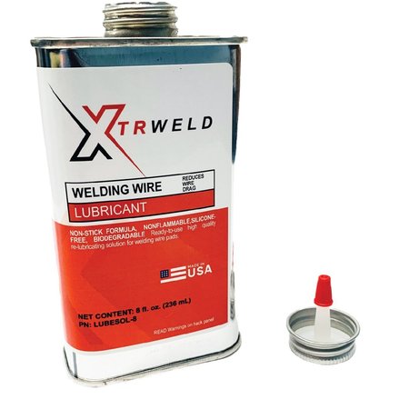 XTRWELD Lube Pad Solution & Lubricant, Can, 8 oz LUBEPADSOL-8